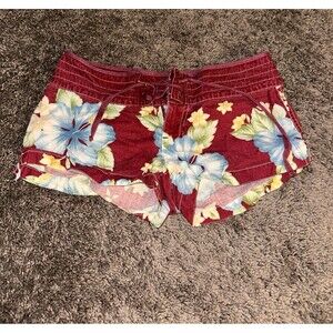 Abercrombie y2k floral shorts